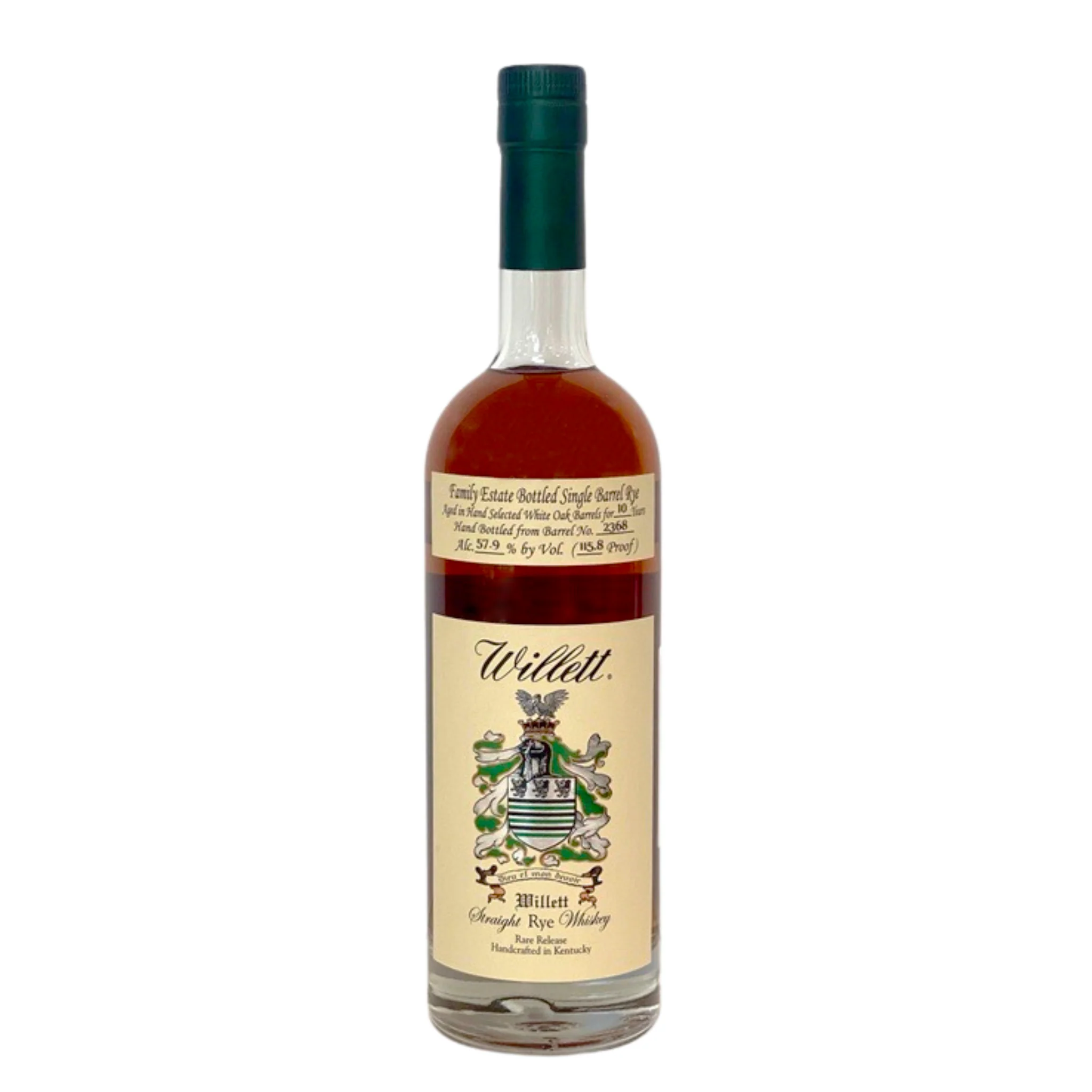 Willett Family Estate 10 Year Old Single Barrel Rye