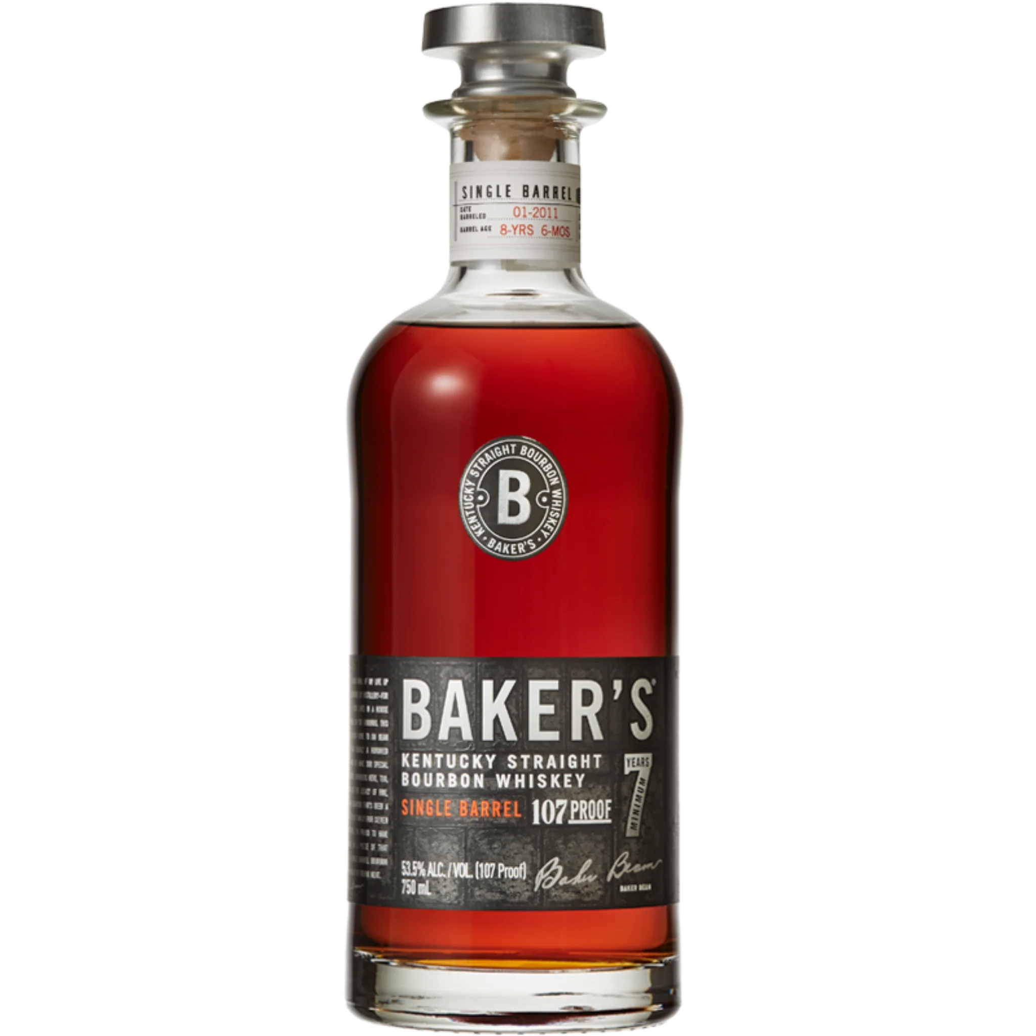 Baker's Single Barrel Bourbon Whiskey