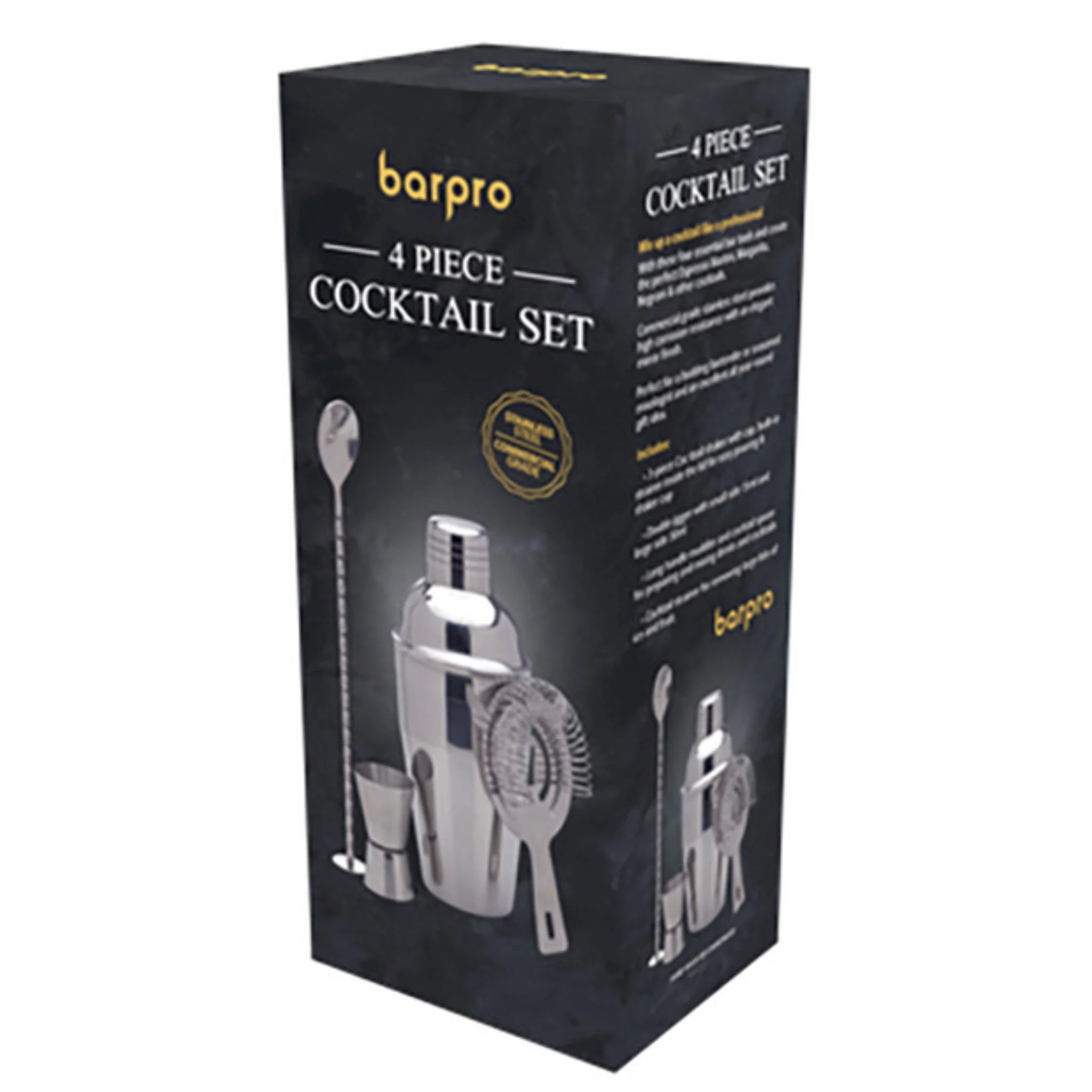 Barpro 4 PC Cocktail Set - Image 2