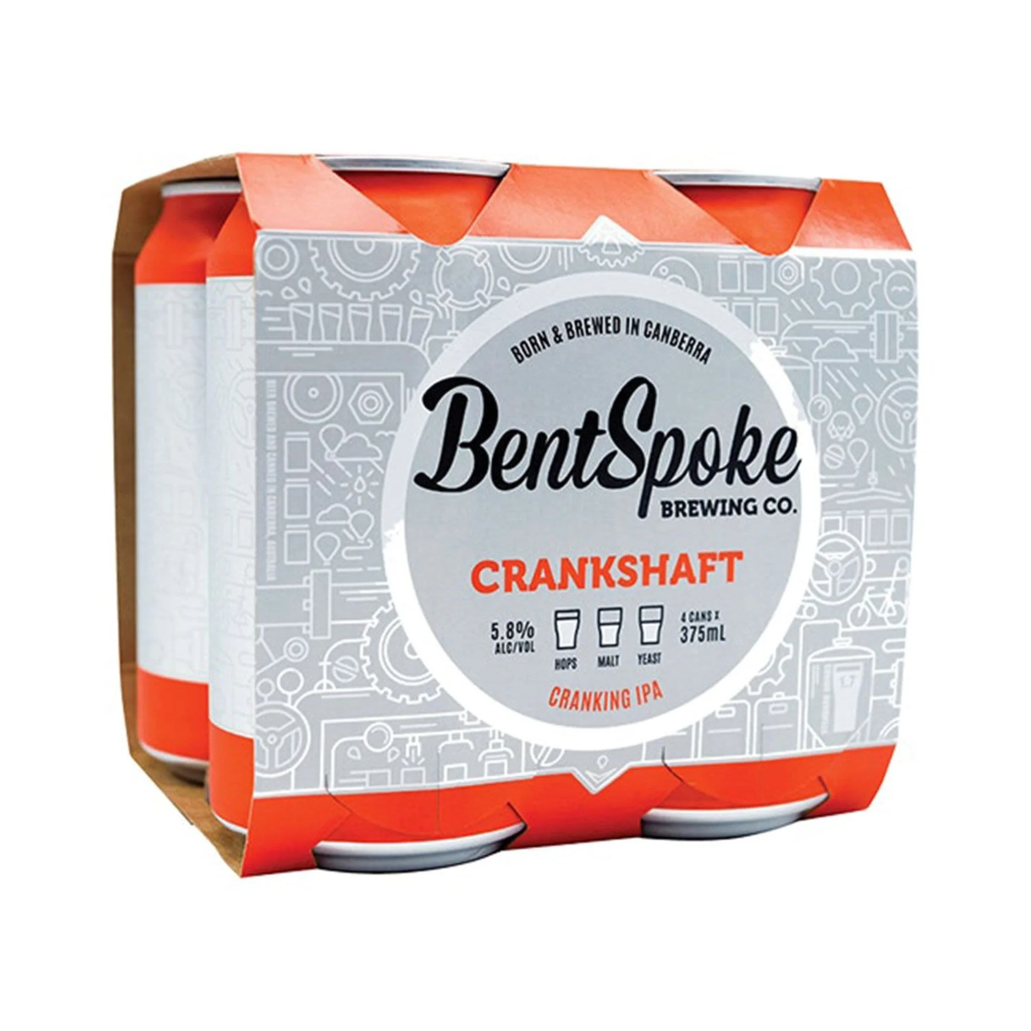 Bentspoke Crankshaft 4pk