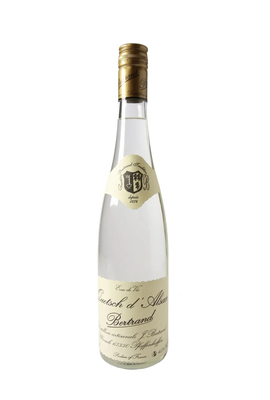 Bertrand Eau de Vie Quetsch (Blue Plum) 45% 700ml