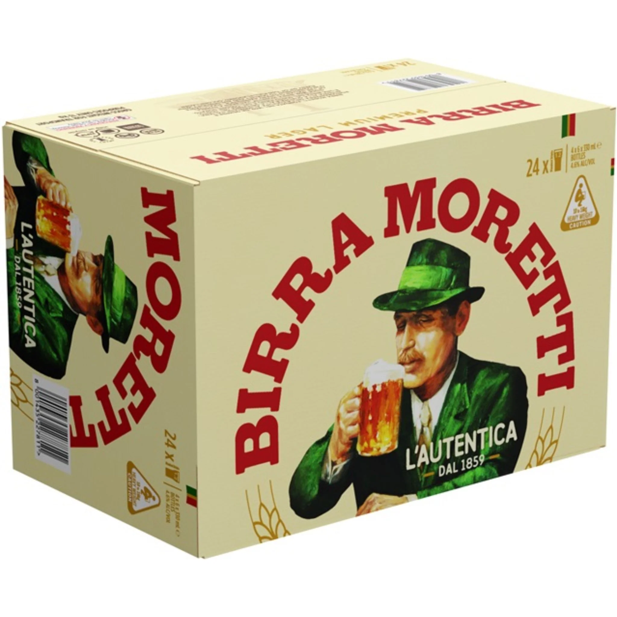 Birra Moretti Stub 330ml 24pk