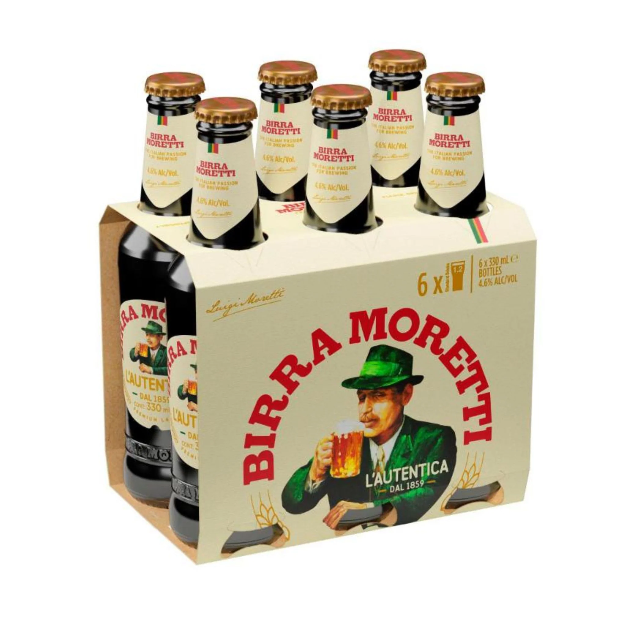Birra Moretti Stub 330ml 6pk