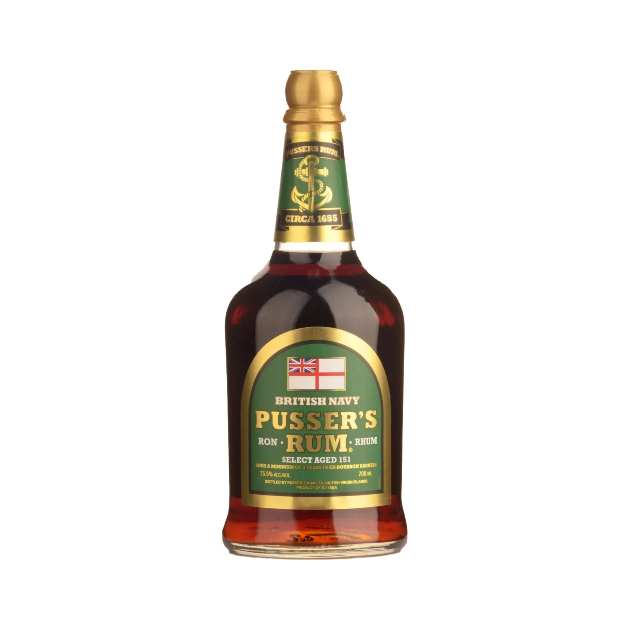 British Navy Pusser’s 151 Overproof Rum