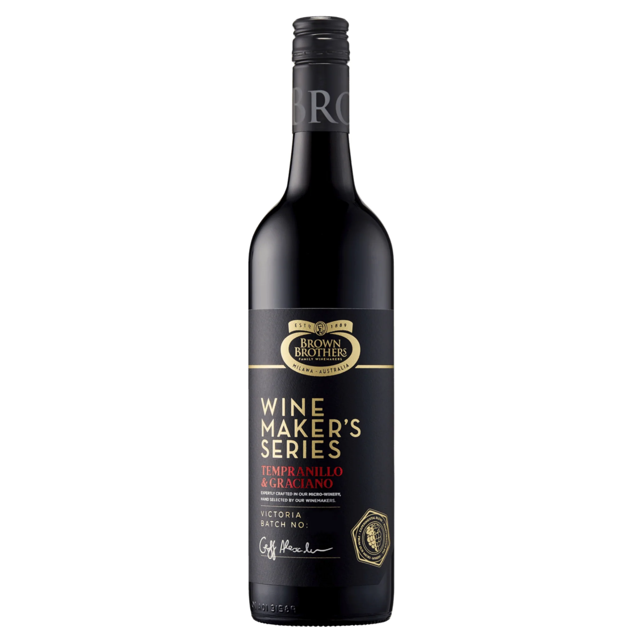 Brown Brothers Wine Maker's Series Tempranillo & Graciano 750mL