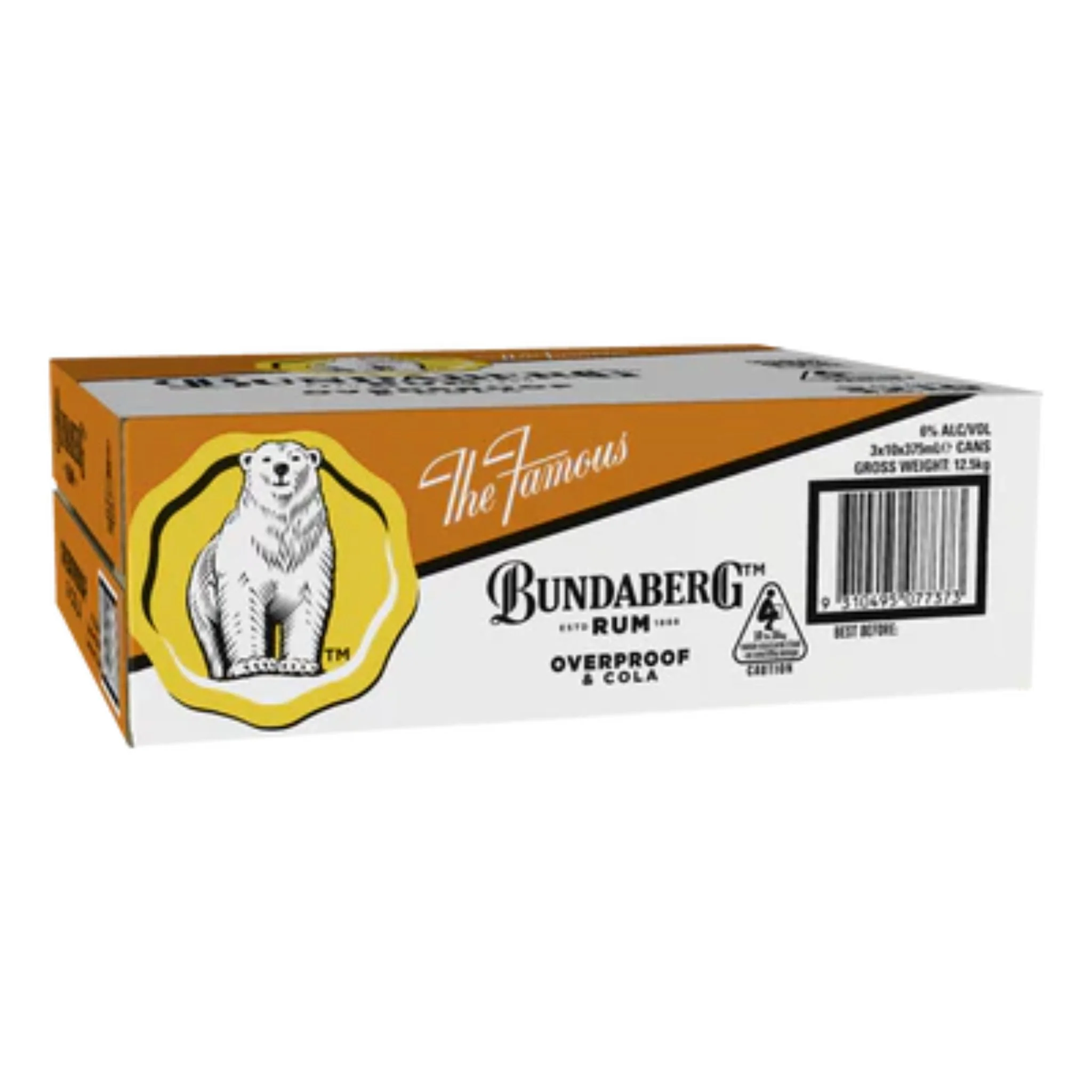 Bundy OP and Cola Can 375ml 24pk