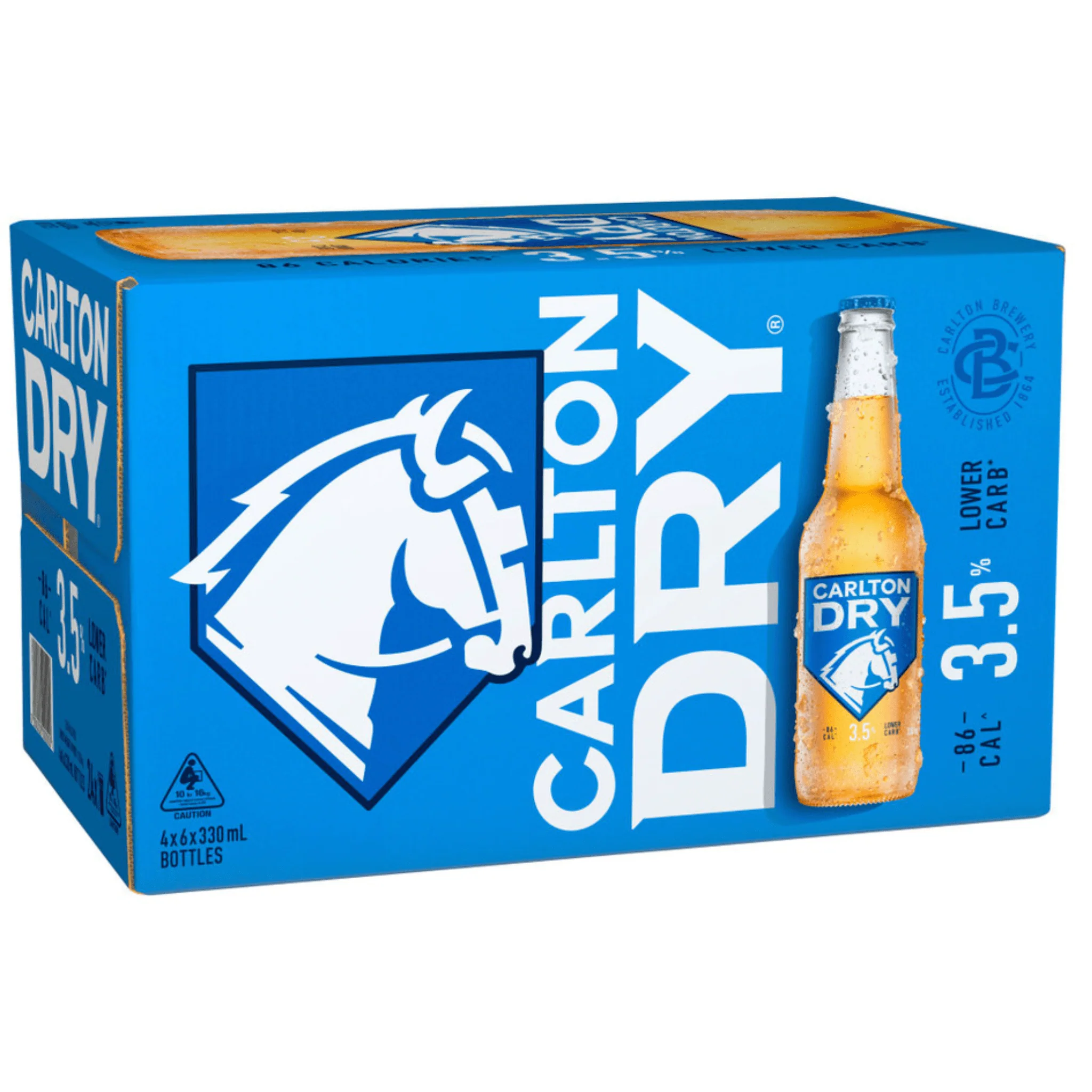 Carlton Dry 3.5% Bottle 330ml 24pk