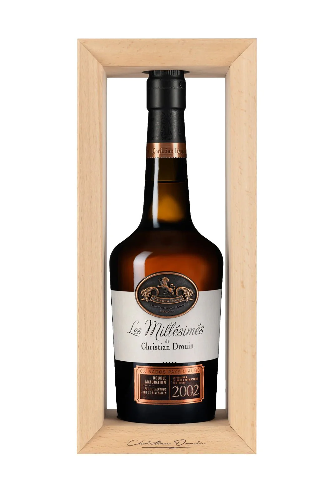 Christain Drouin Calvados 2002 Pays d'Auge Vintage 42% 700ml