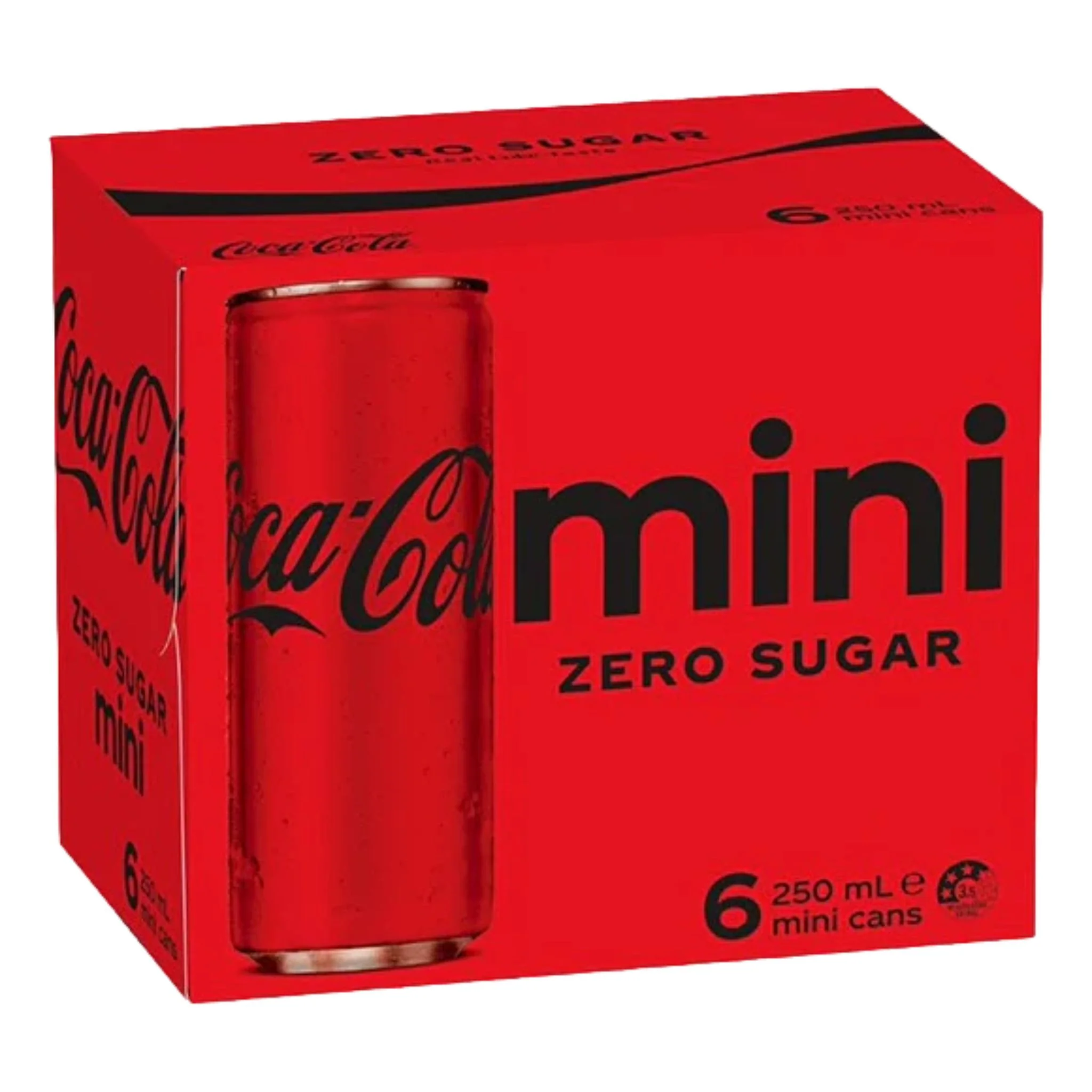 Coke No Sugar 250ml 6pk