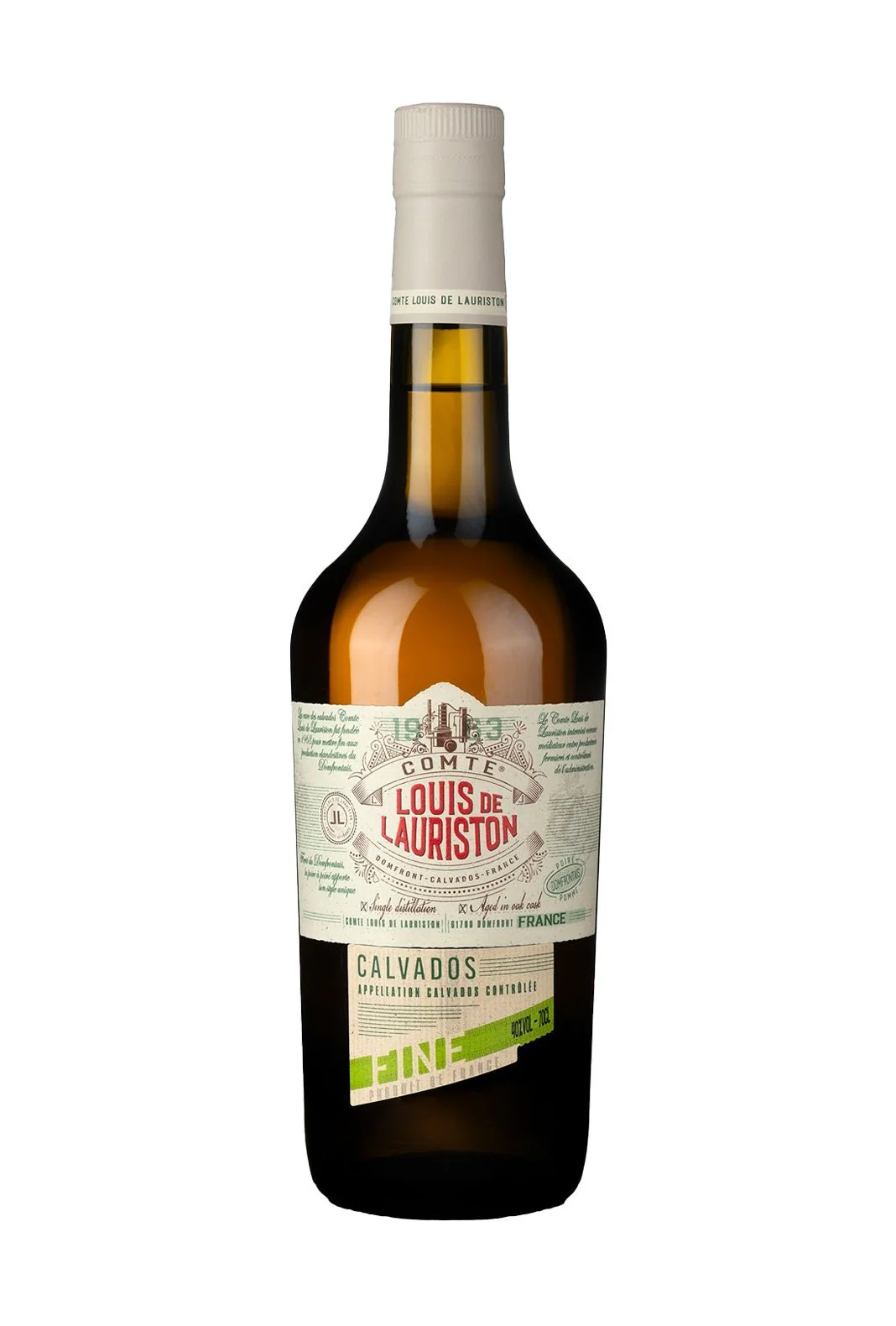 Comte Louis de Lauriston Calvados Domfrontais Fine 2 years 40% 700ml