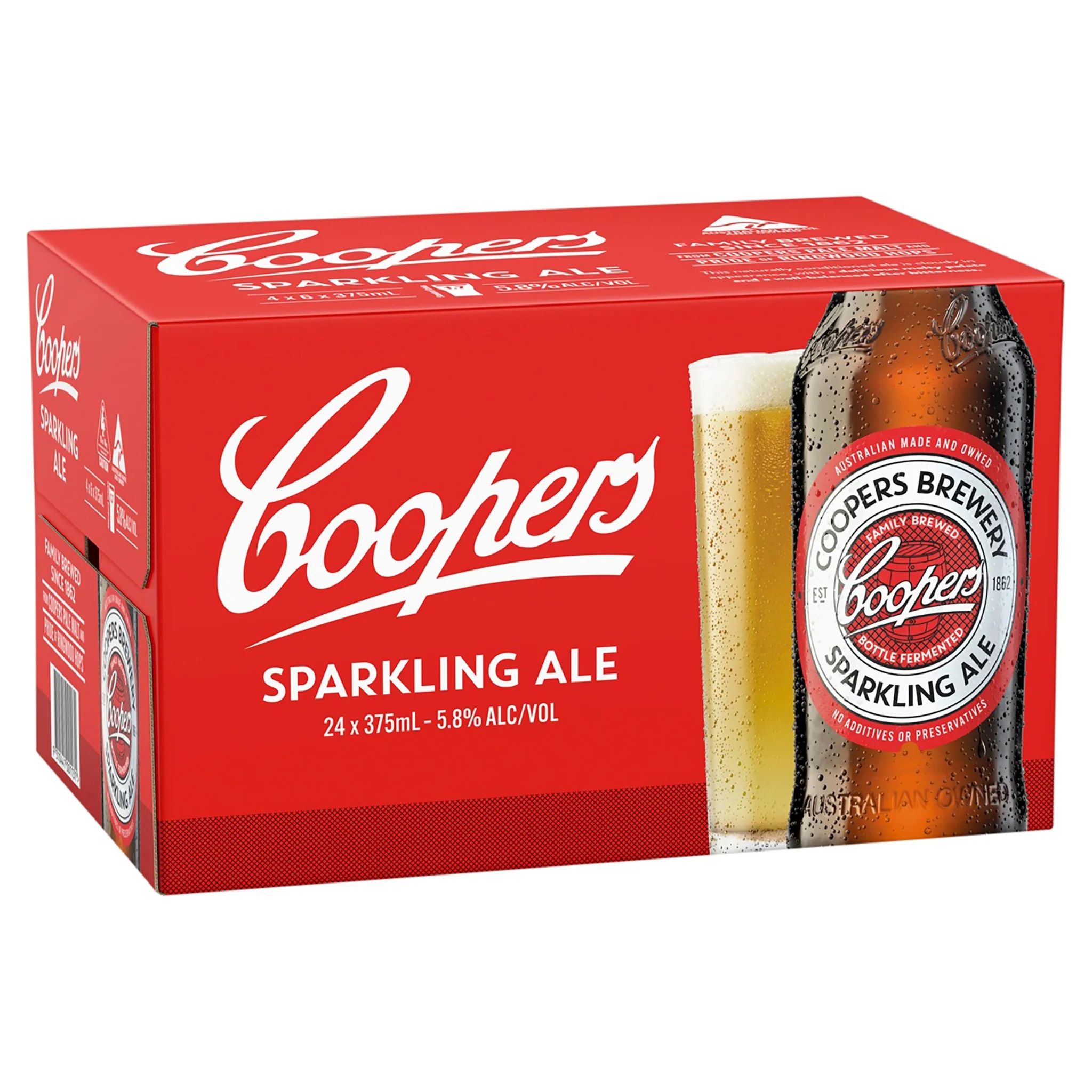 Coopers Sparkling Ale Bottles 24pk