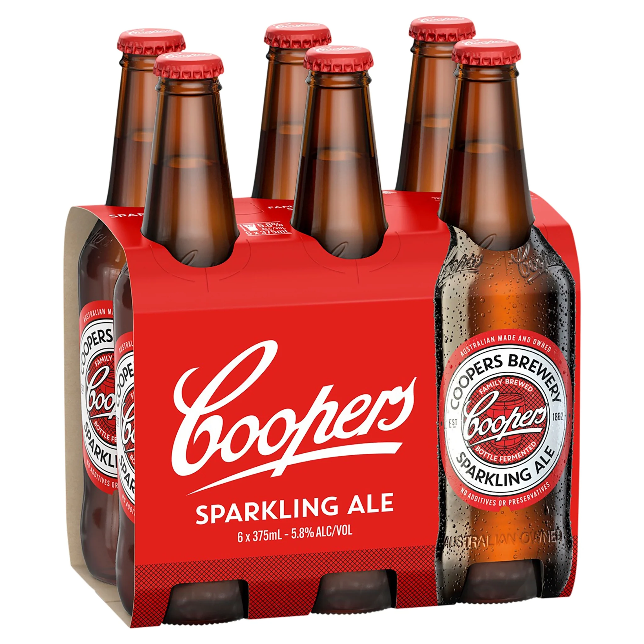 Coopers Sparkling Ale Bottles 6pk
