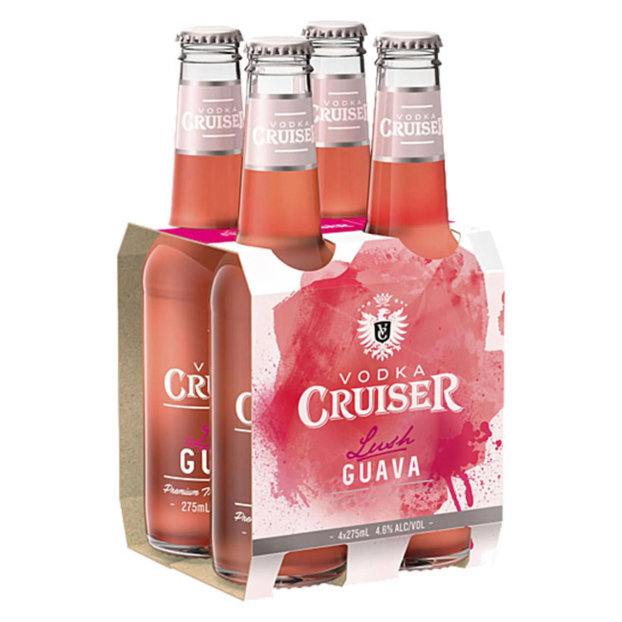 Vodka Cruiser Lush Guava 4pk