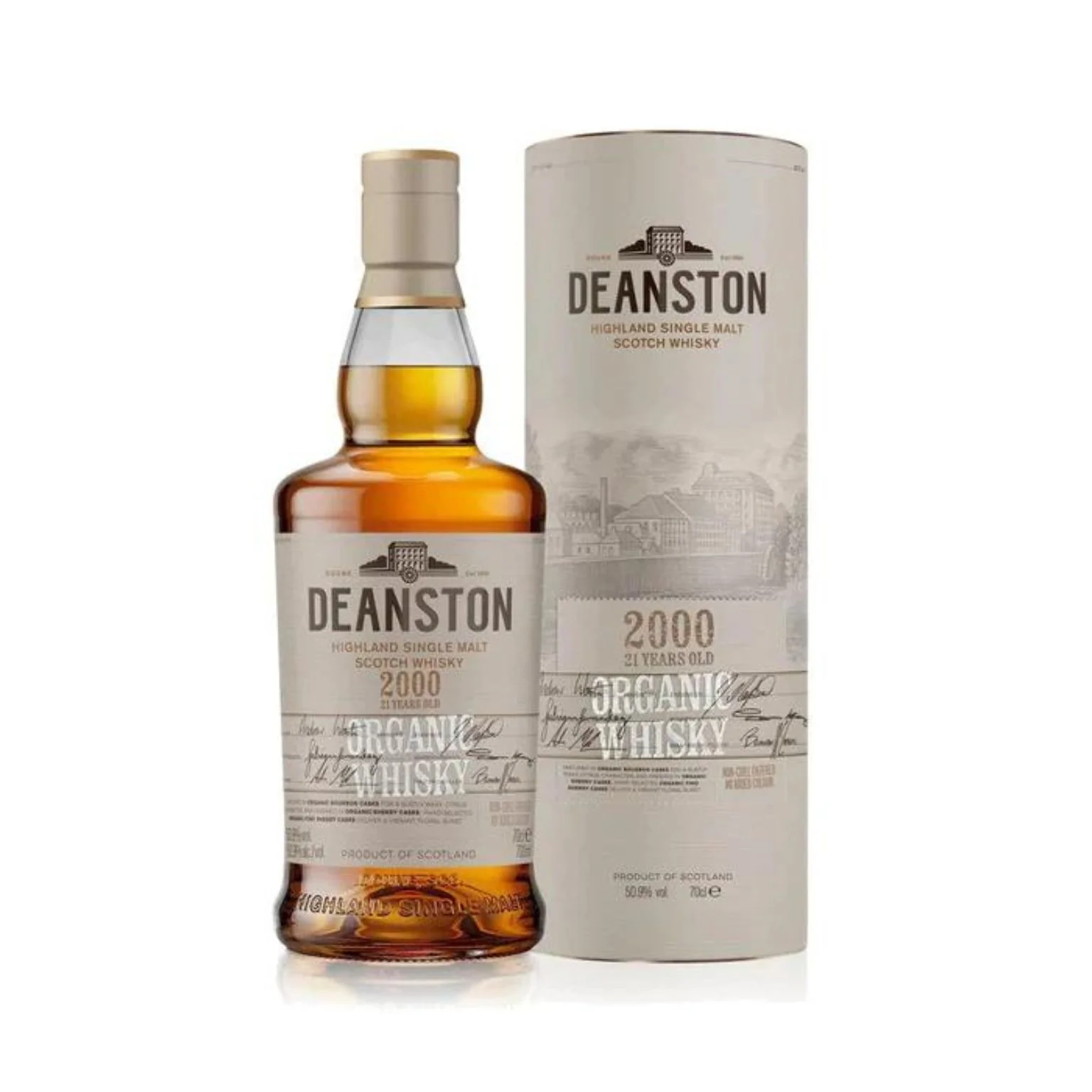 Deanston 2000 21 Year Old Fino Cask Finish Organic Single Malt Scotch Whisky