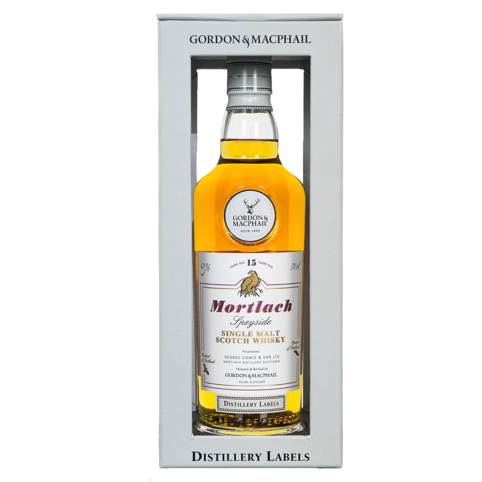 Gordon & Macphail Distillery Labels Mortlach 15 Year Old Single Malt Scotch Whisky