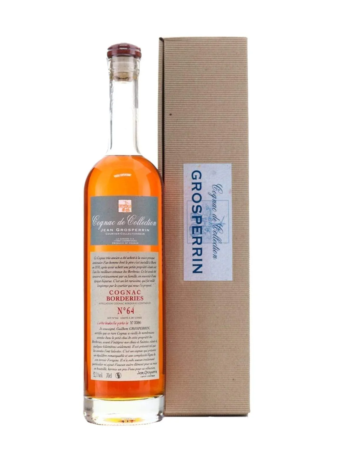 Grosperrin Cognac No.64 Borderies 52.1% 700ml