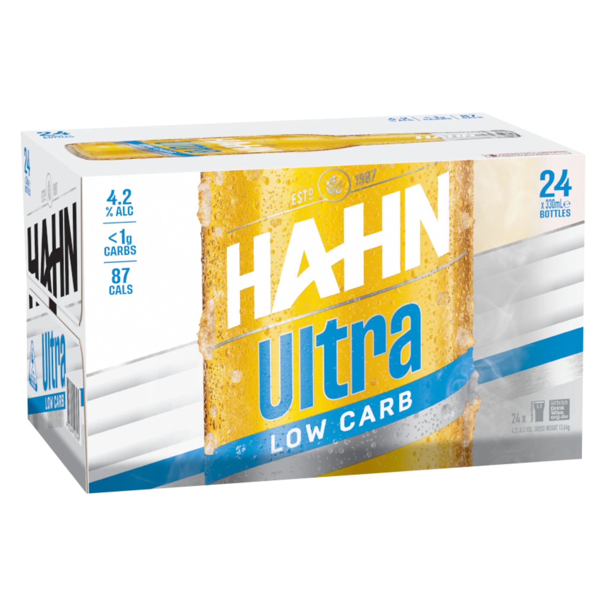 Hahn Ultra Low Carb Stub 330ml 24pk