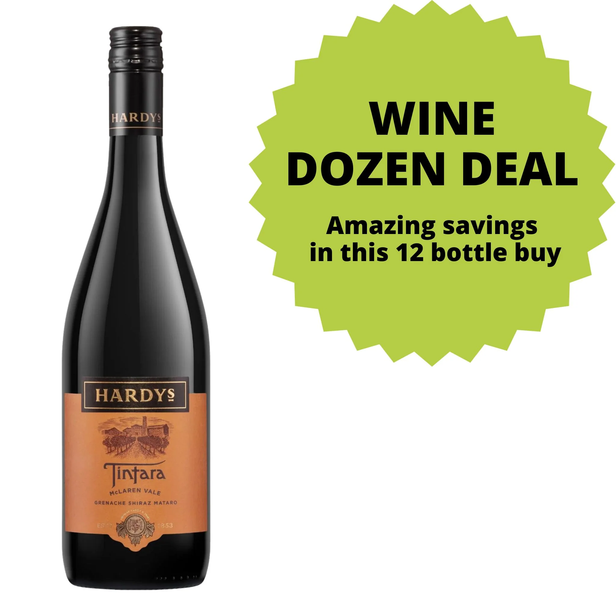 Hardys Tintara Grenache Shiraz Mataro DOZEN DEAL