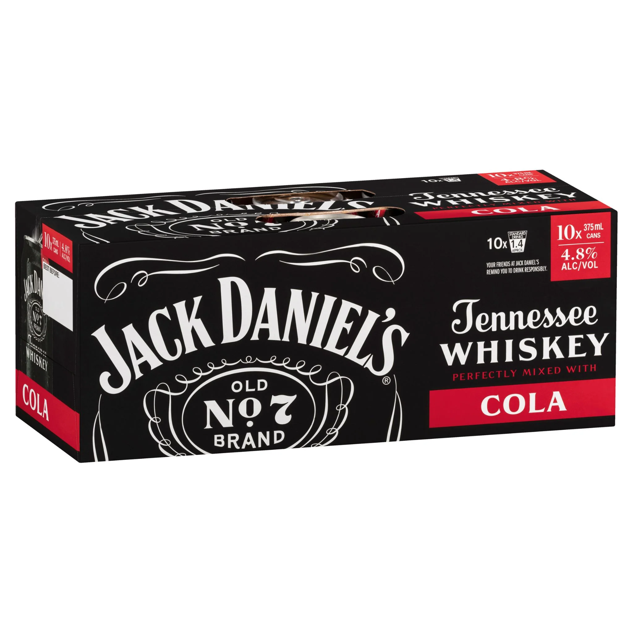 Jack Daniel's and Cola 10pk