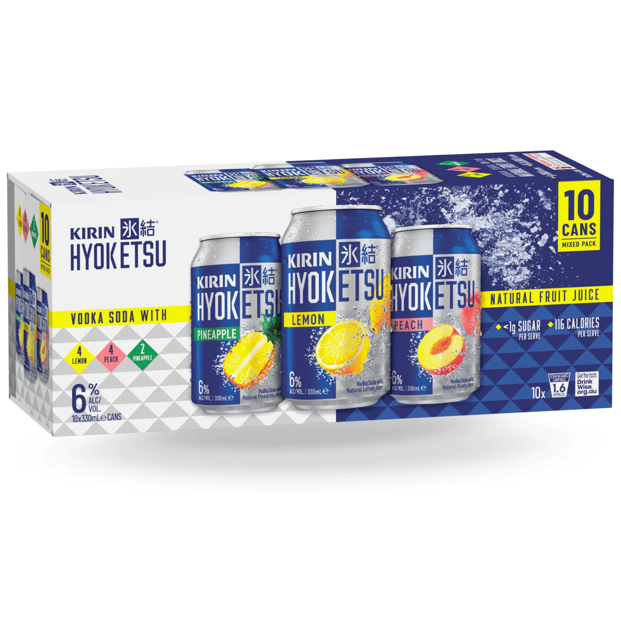 Kirin Hyoketsu Variety Cans 330ml 10pk