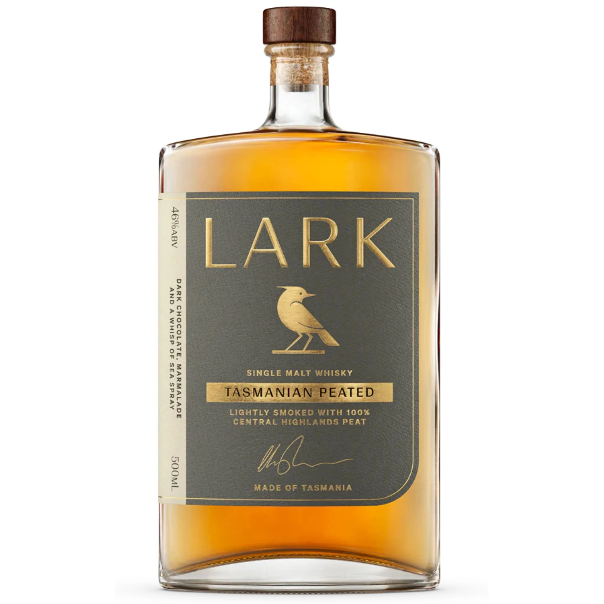 Lark Tasmanian Peated Whiskey