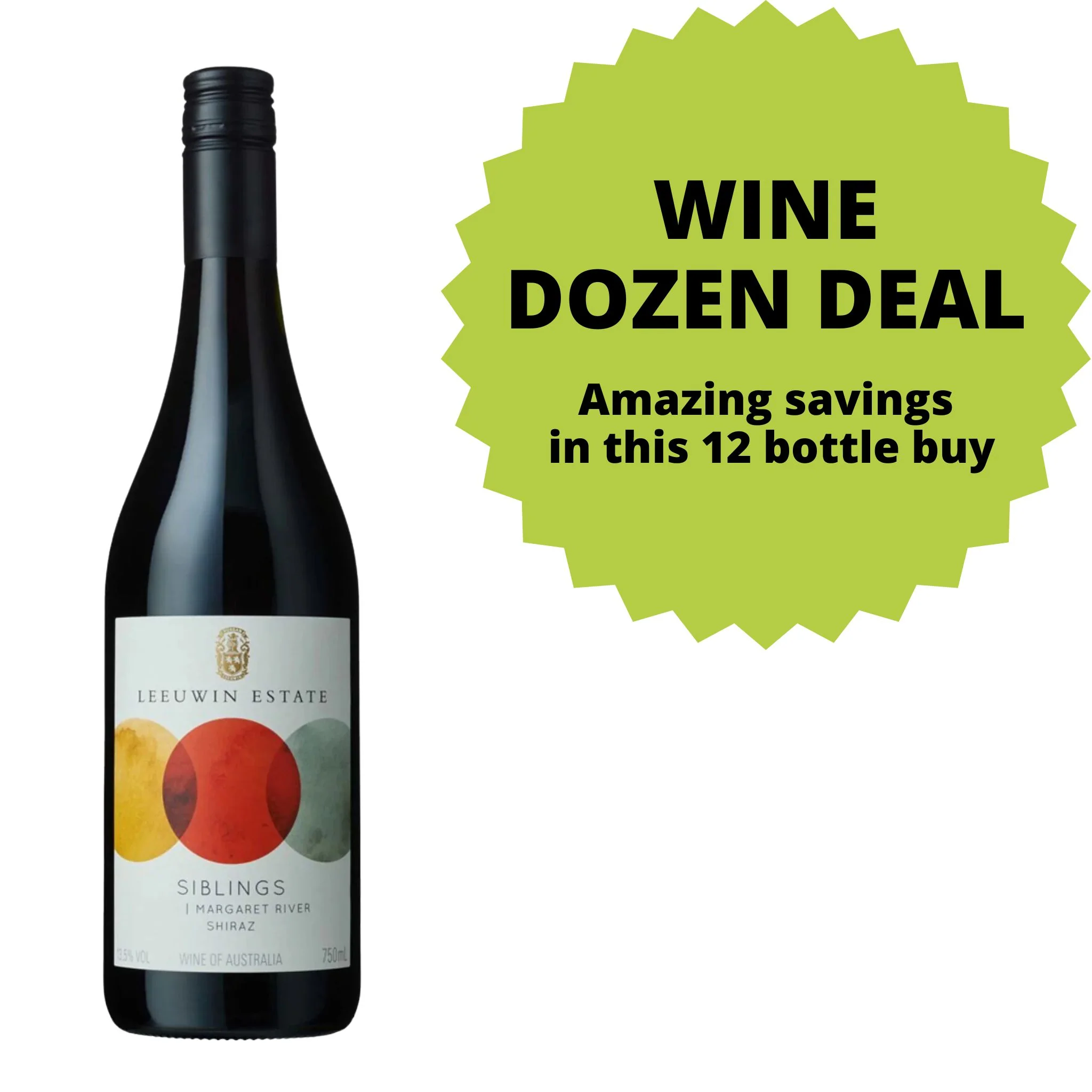 Leeuwin Estate Siblings Shiraz DOZEN DEAL