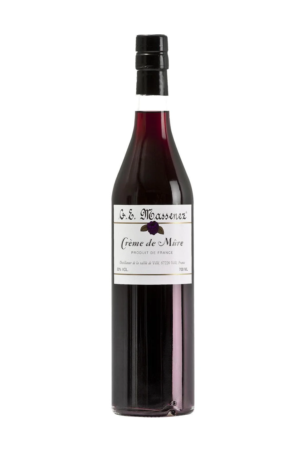 Massenez Liqueur Creme de Mure (Blackberry) 20% 700ml