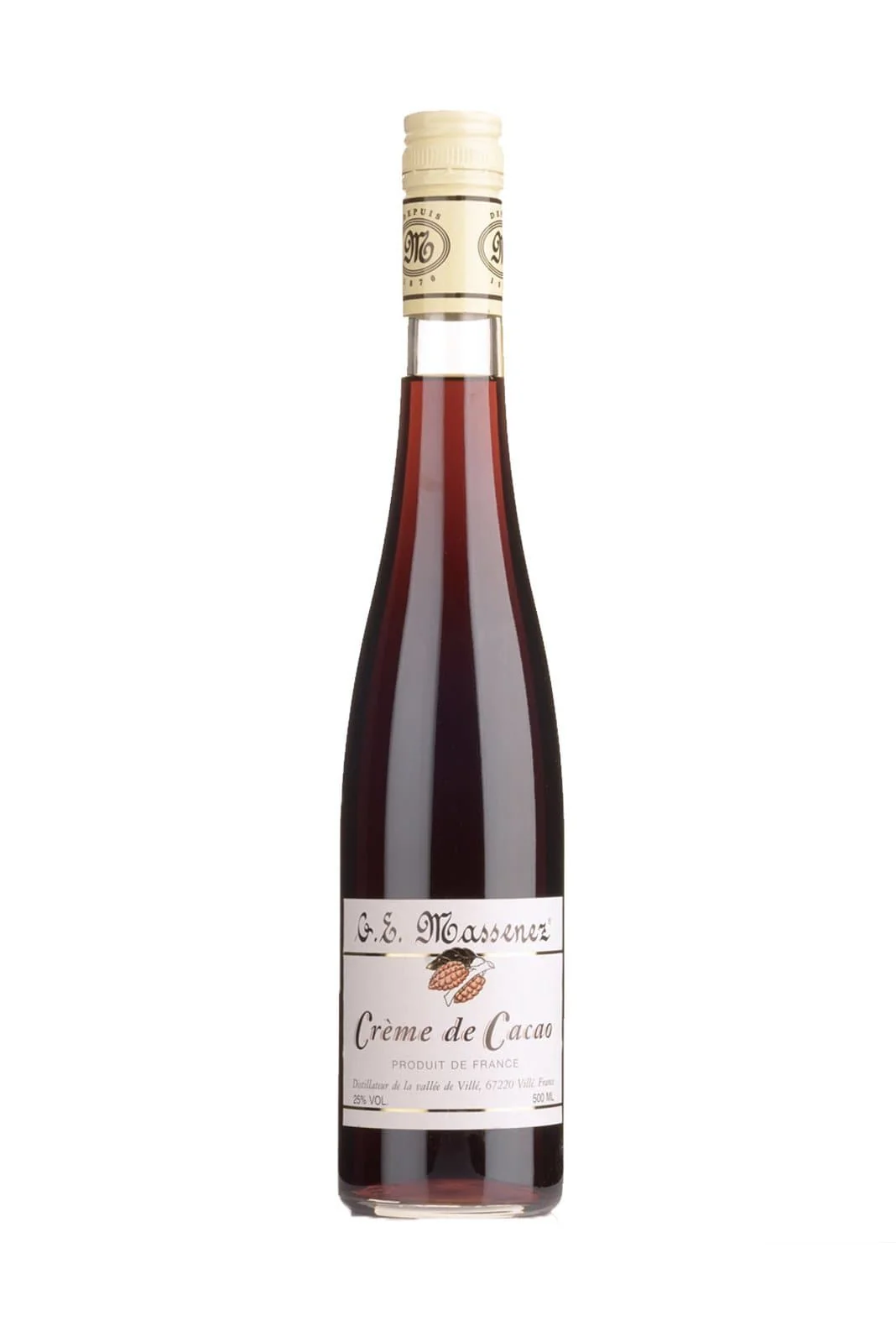 Massenez Liqueur de Cacao (Dark Cocoa) 25% 500ml