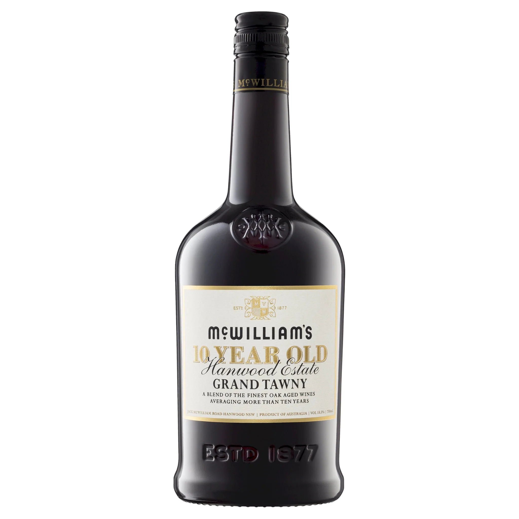 McWilliam's Hanwood Estate 10 Year Old Grand Tawny