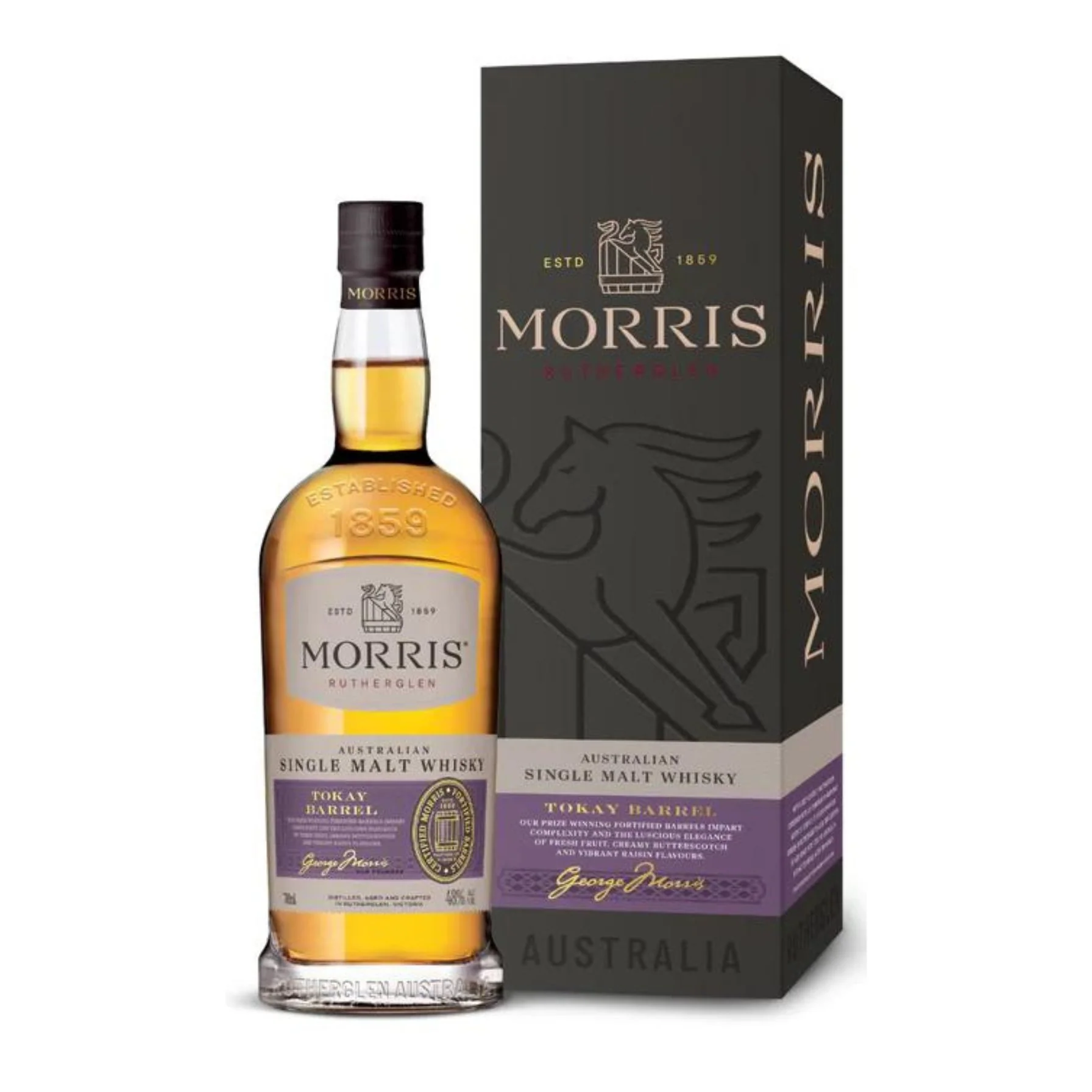 Morris Rutherglen Tokay Barrel Single Malt Australian Whisky