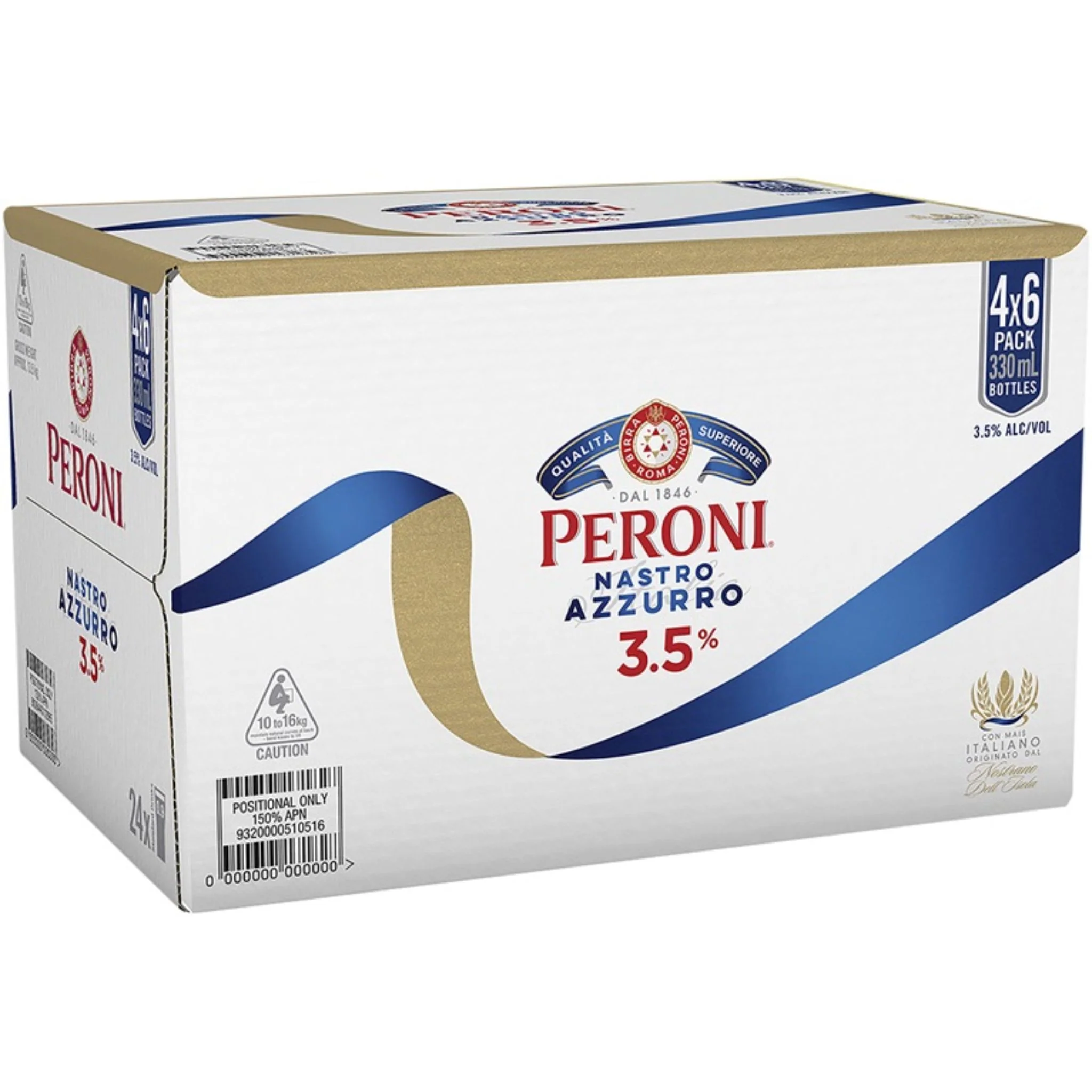 Peroni Nastro Azzurro 3.5% 24pk