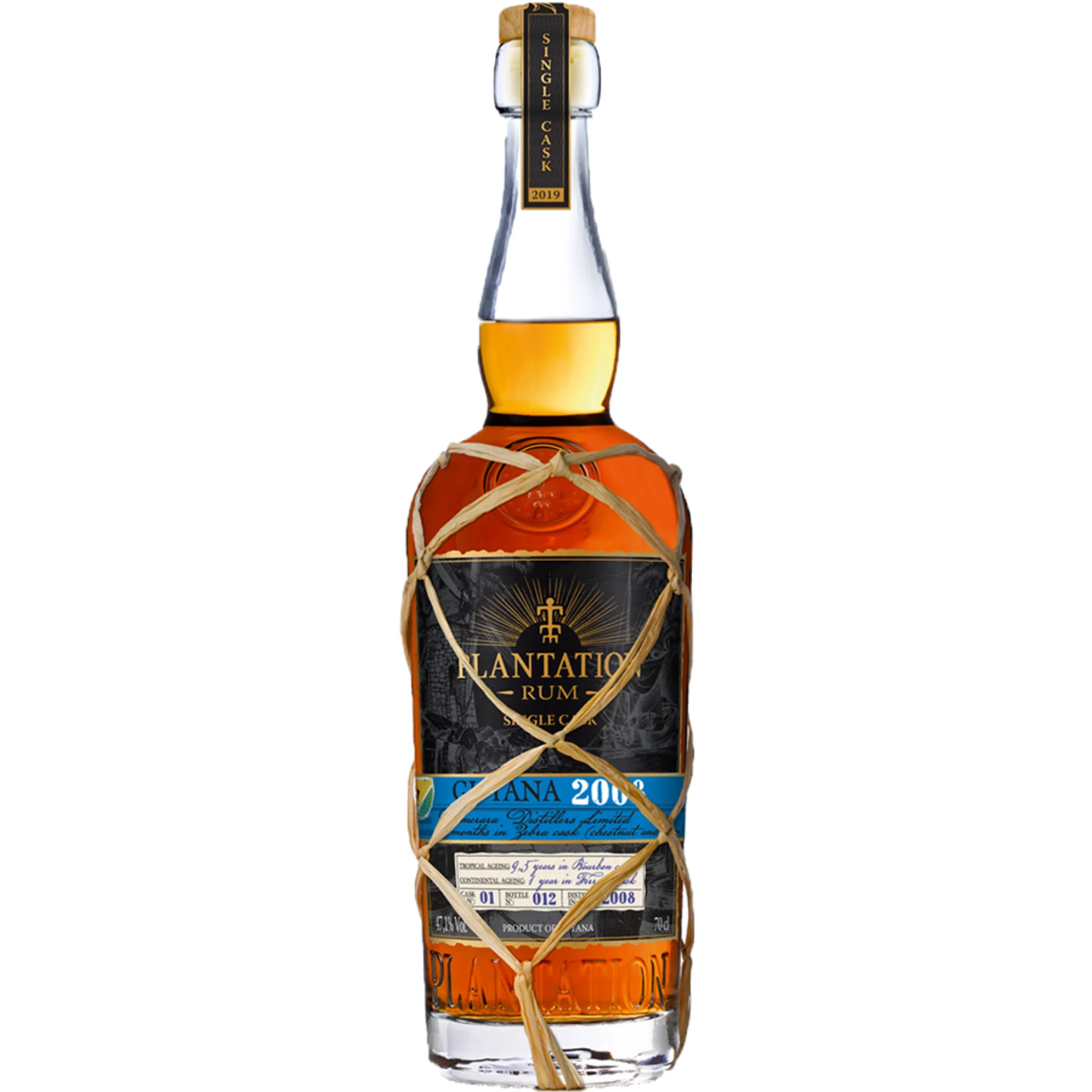 Plantation Guyana 2008 10 Year Old Single Cask Rum
