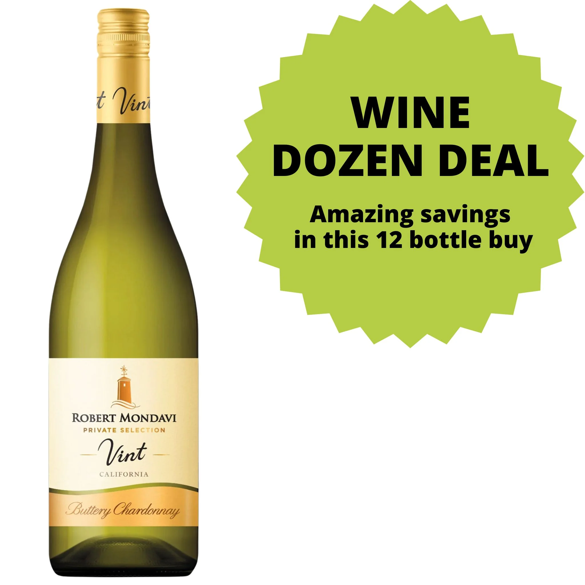 Robert Mondavi Buttery Chardonnay DOZEN DEAL