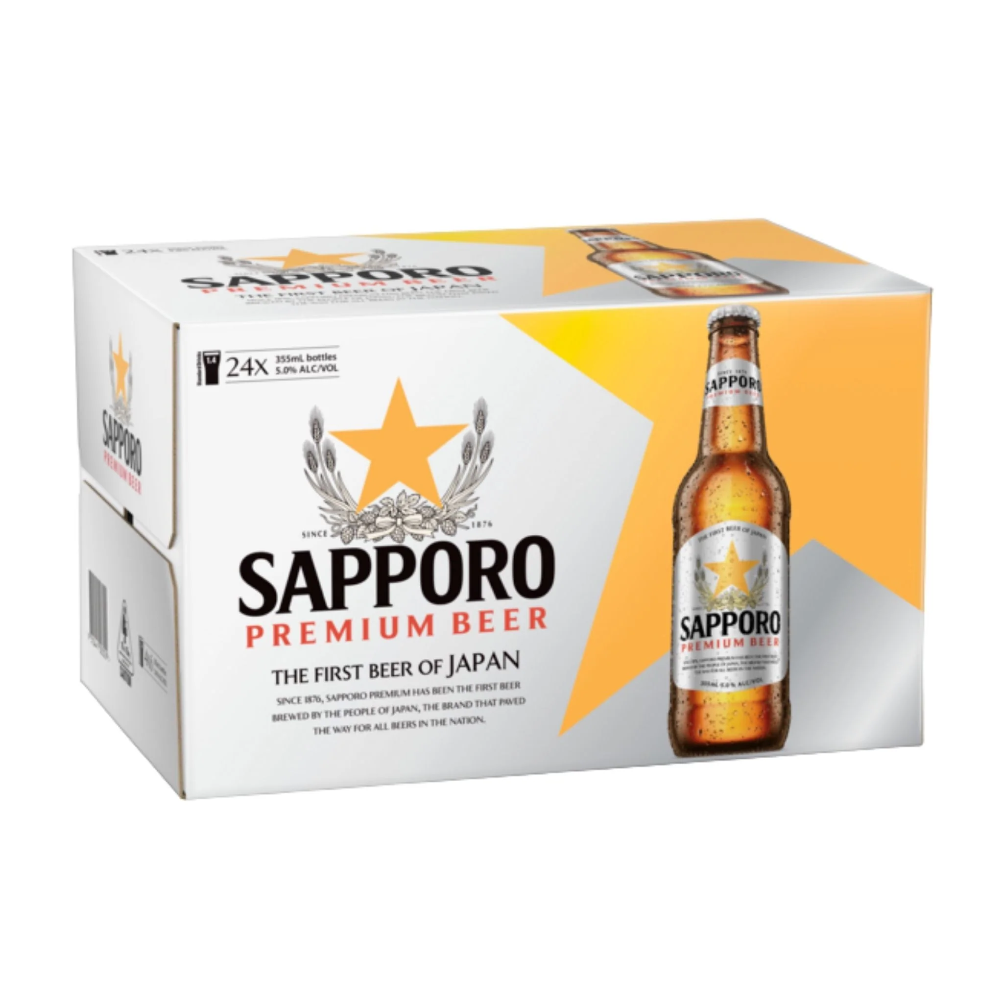 Sapporo Premium Bottles 24pk