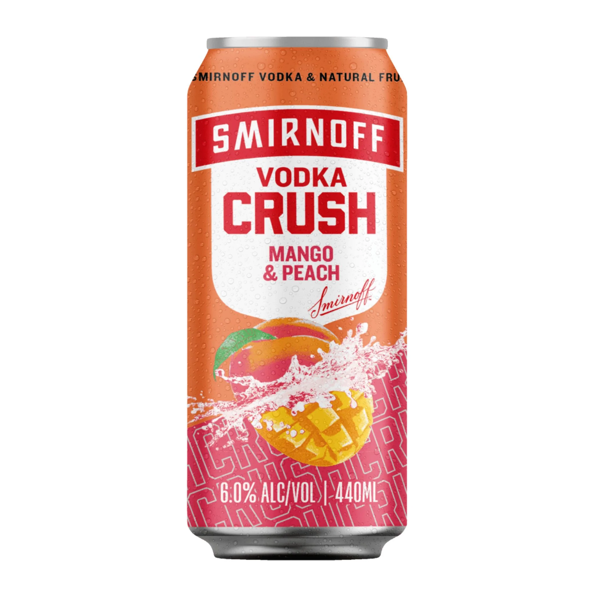 Smirnoff Crush 6% Mango Peach 440ml