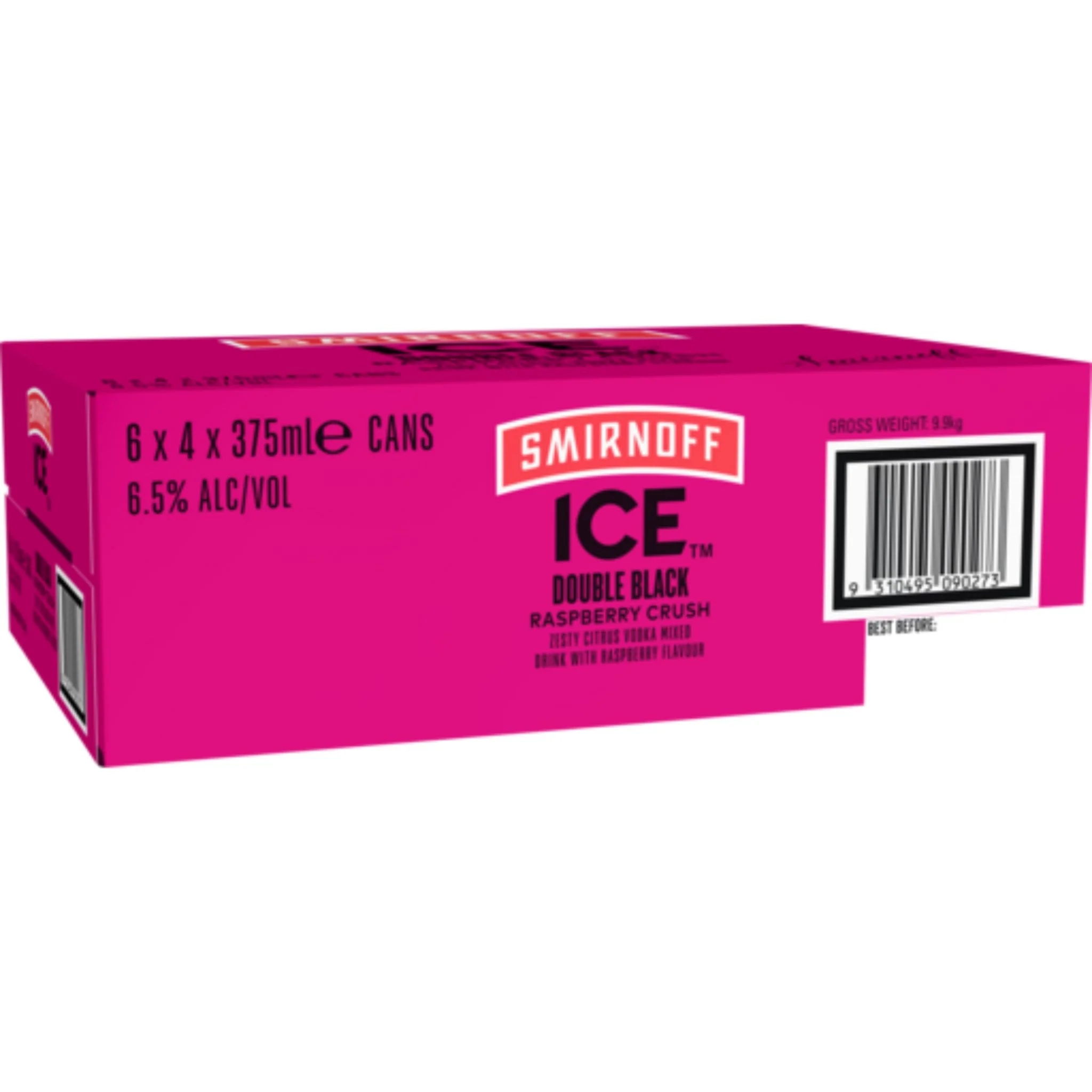 Smirnoff Double Raspberry Crush 375ml 24pk