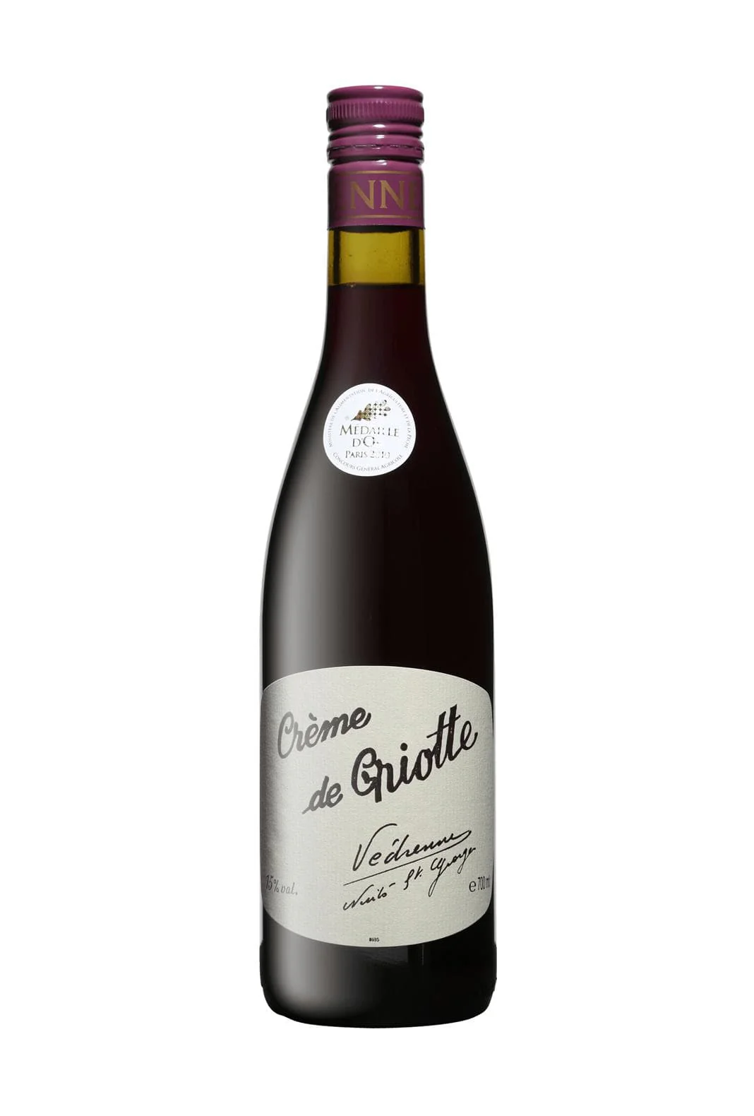 Vedrenne Liqueur Creme de Griotte (Morello Cherry) 15% 700ml