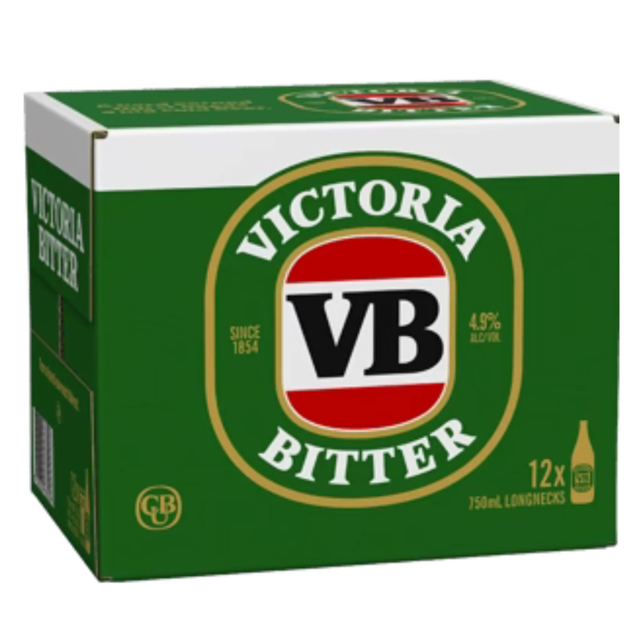 Victoria Bitter Bottle 750ml 12pk