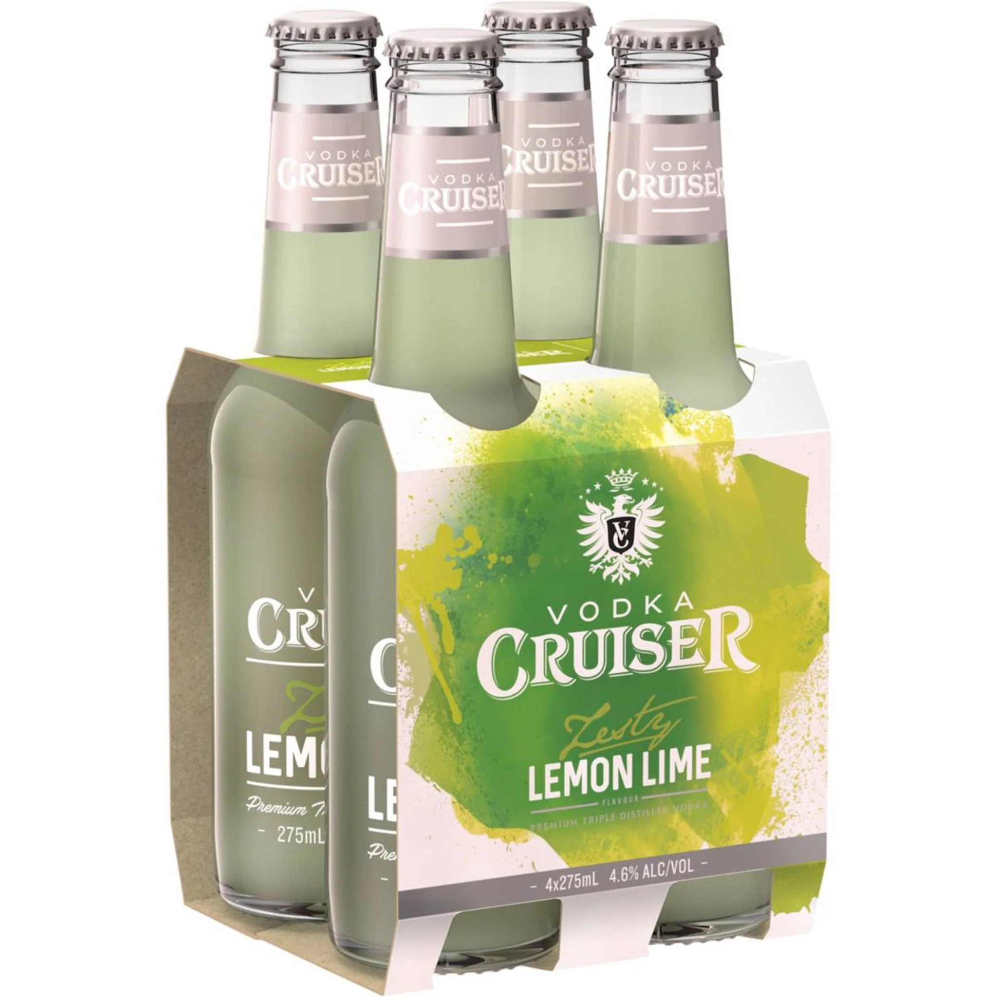 Vodka Cruiser Zesty Lemon Lime 4pk