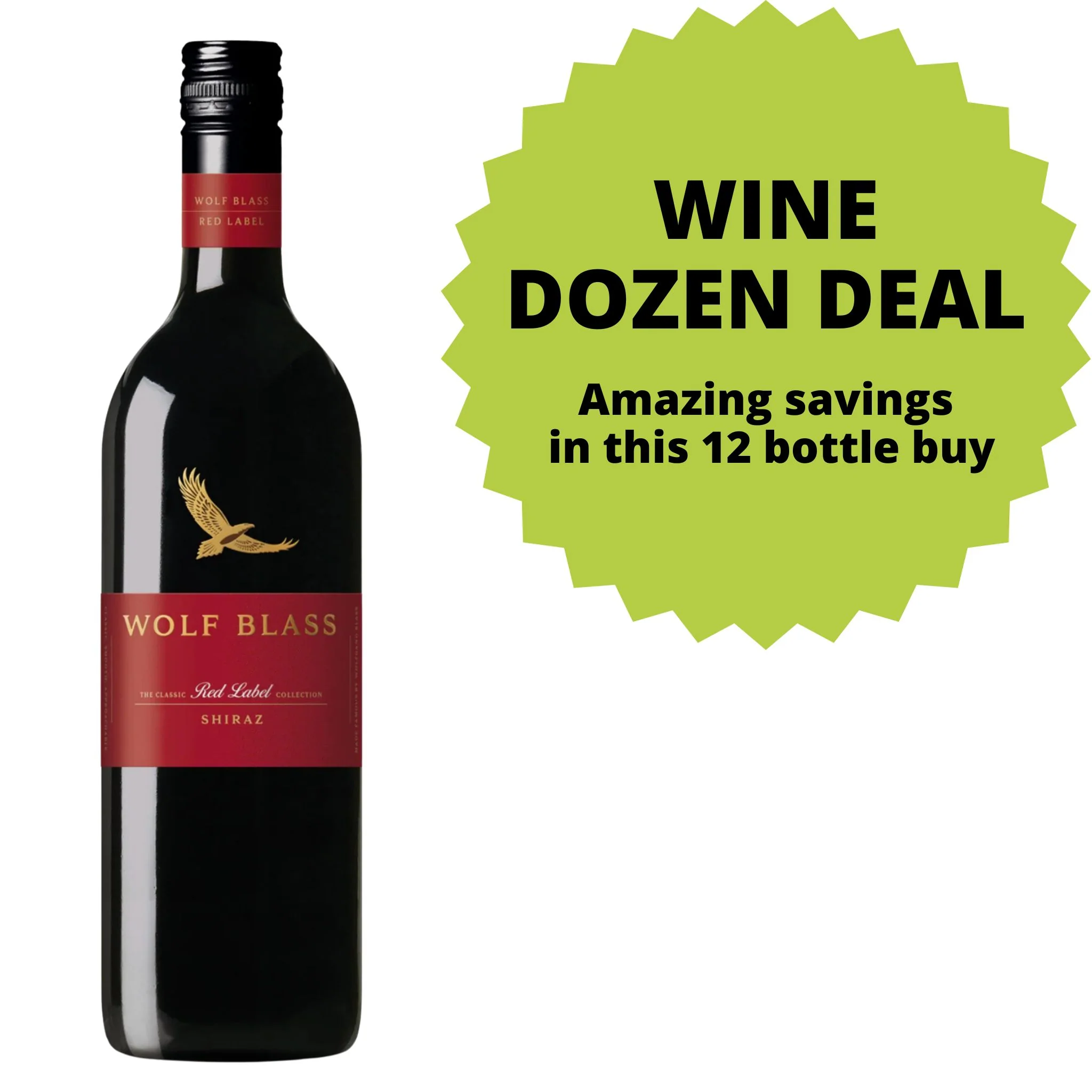 Wolf Blass Red Label Shiraz DOZEN DEAL