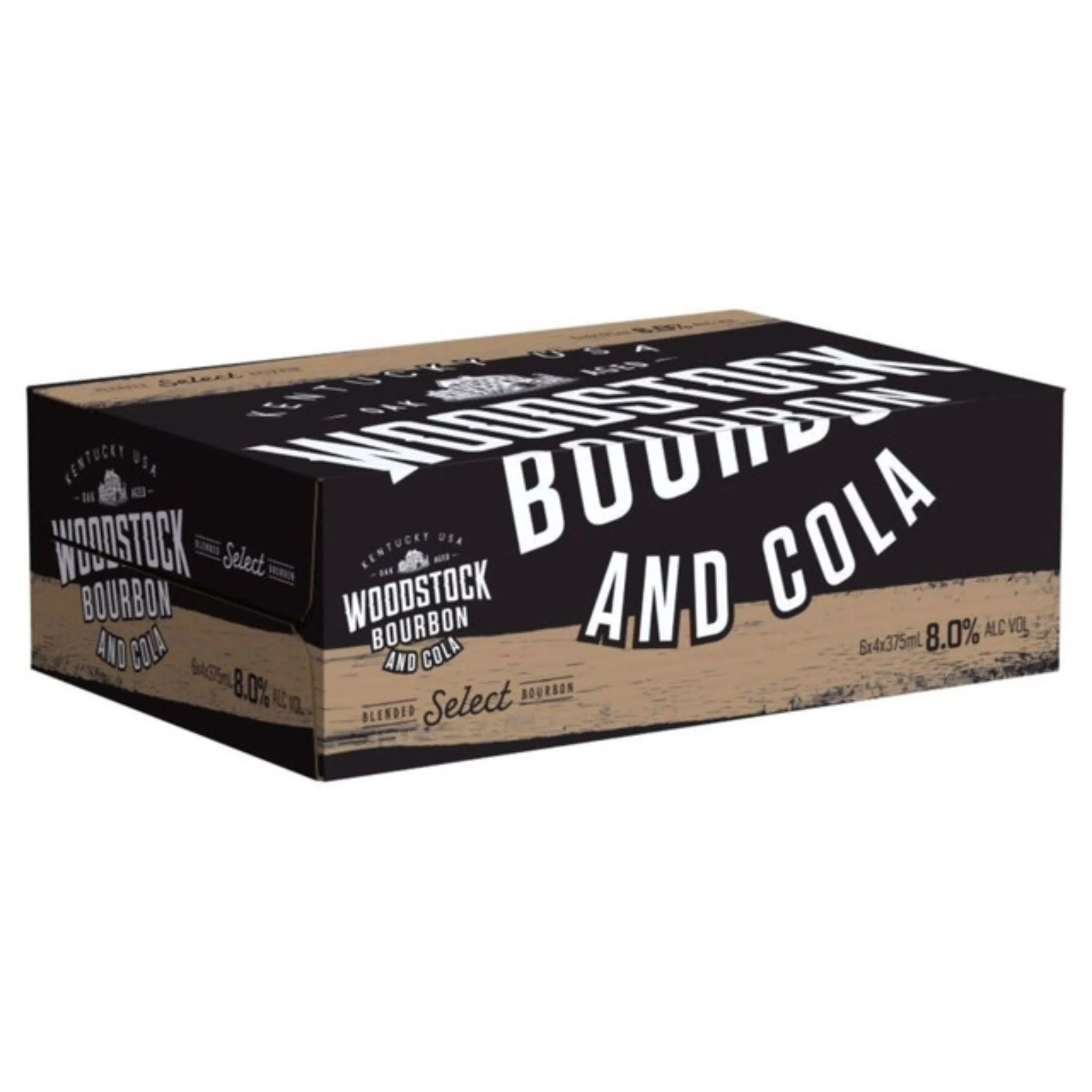 Woodstock Bourbon & Cola 8% 375ml 24pk