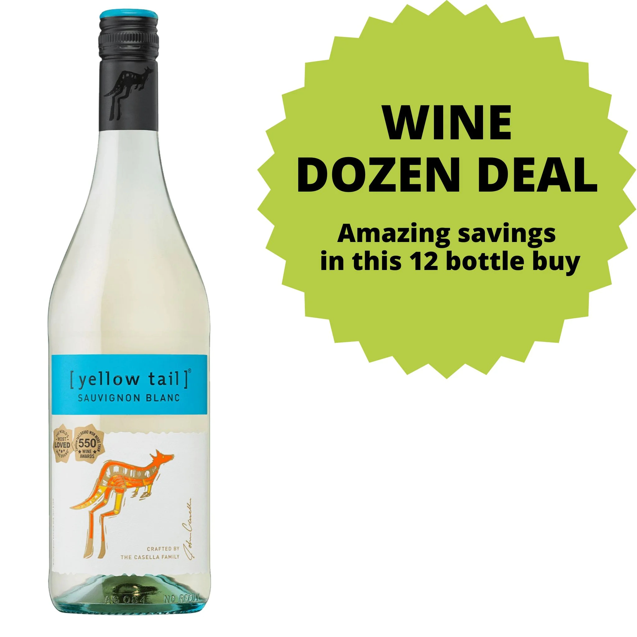 Yellow Tail Sauvignon Blanc DOZEN DEAL