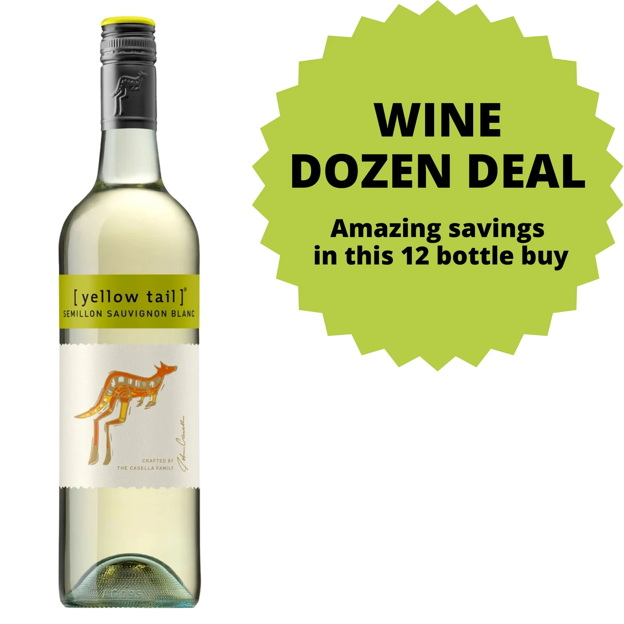 Yellow Tail Semillon Sauvignon Blanc DOZEN DEAL