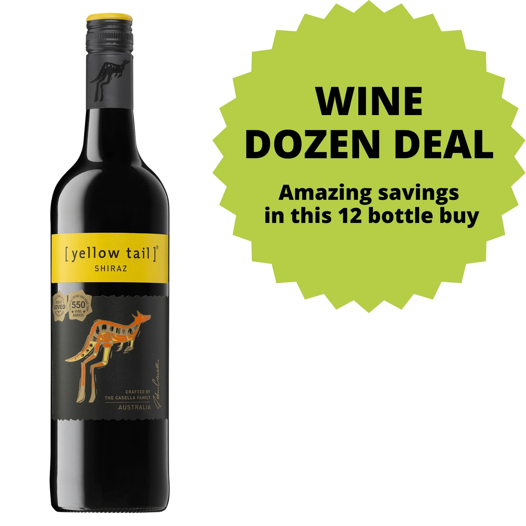 Yellow Tail Shiraz DOZEN DEAL